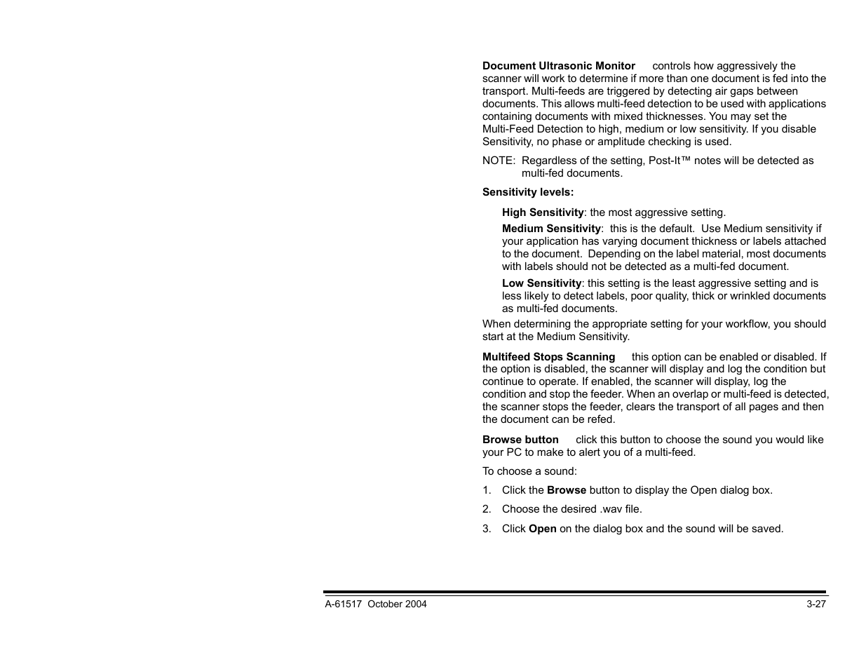 The options tab | Kodak i100 Series User Manual | Page 50 / 80