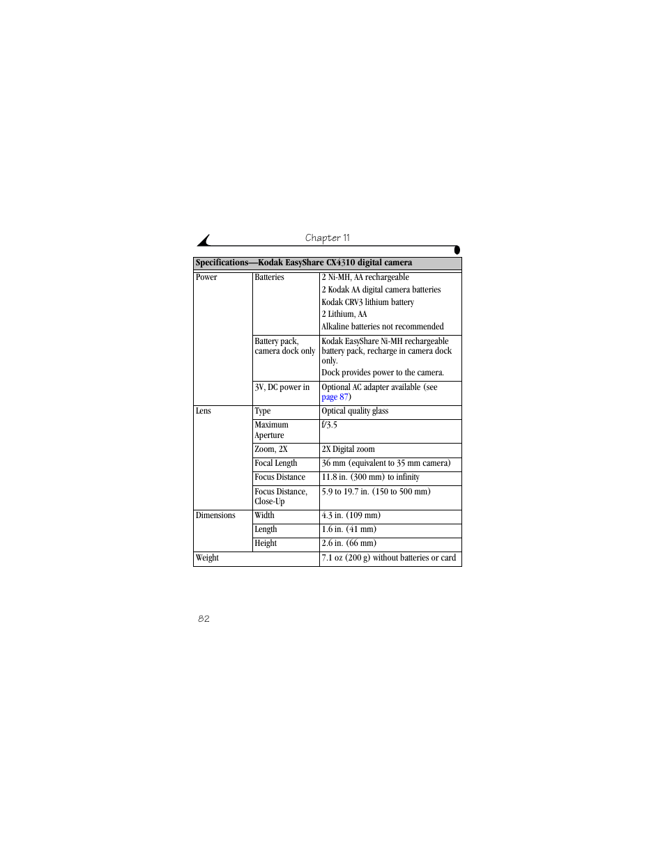 Kodak CX4310 User Manual | Page 90 / 108
