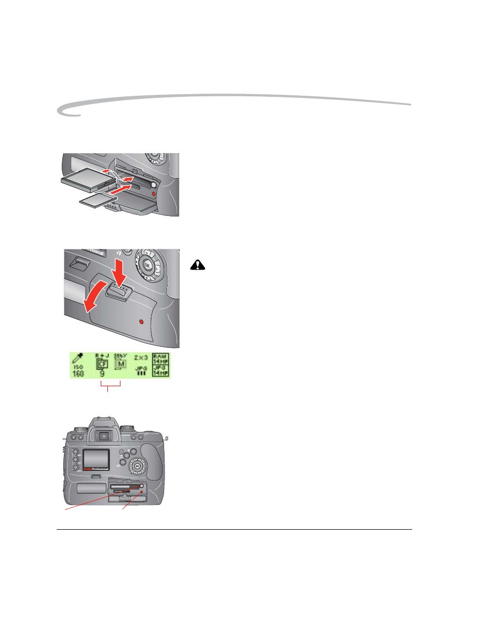 Inserting cards, Removing cards, Inserting cards -2 removing cards -2 | Kodak 6B8773 User Manual | Page 116 / 228