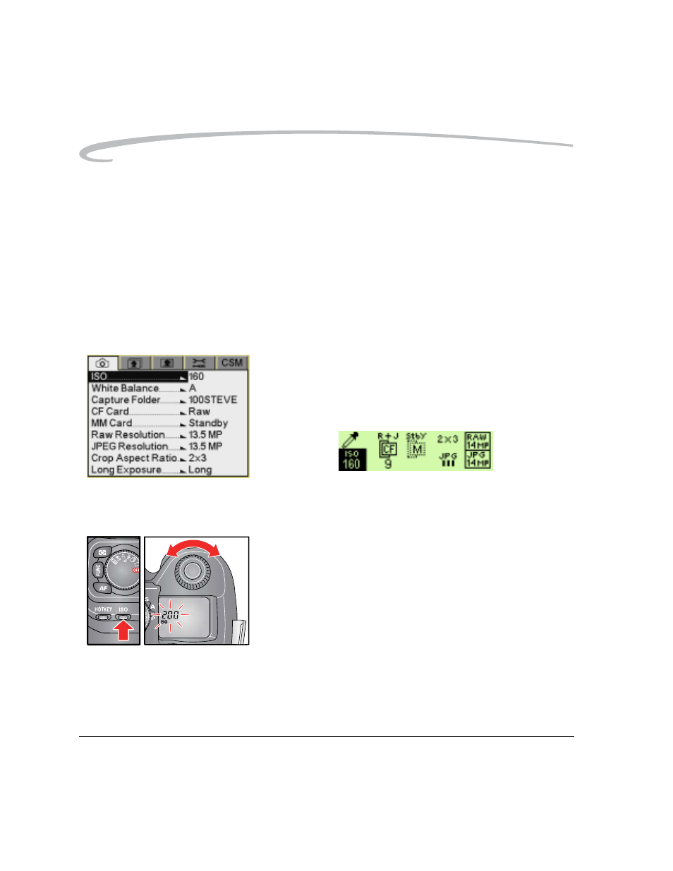 Setting iso using the image lcd, Setting iso using camera controls, Iso -22 | Kodak 6B8773 User Manual | Page 90 / 228