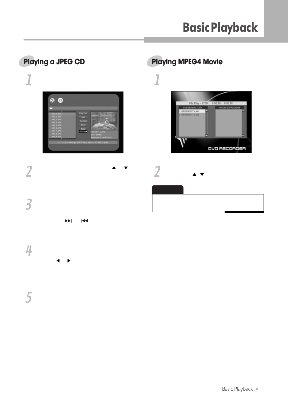 Basic playback 1 | Kodak DRHD-120 User Manual | Page 17 / 43