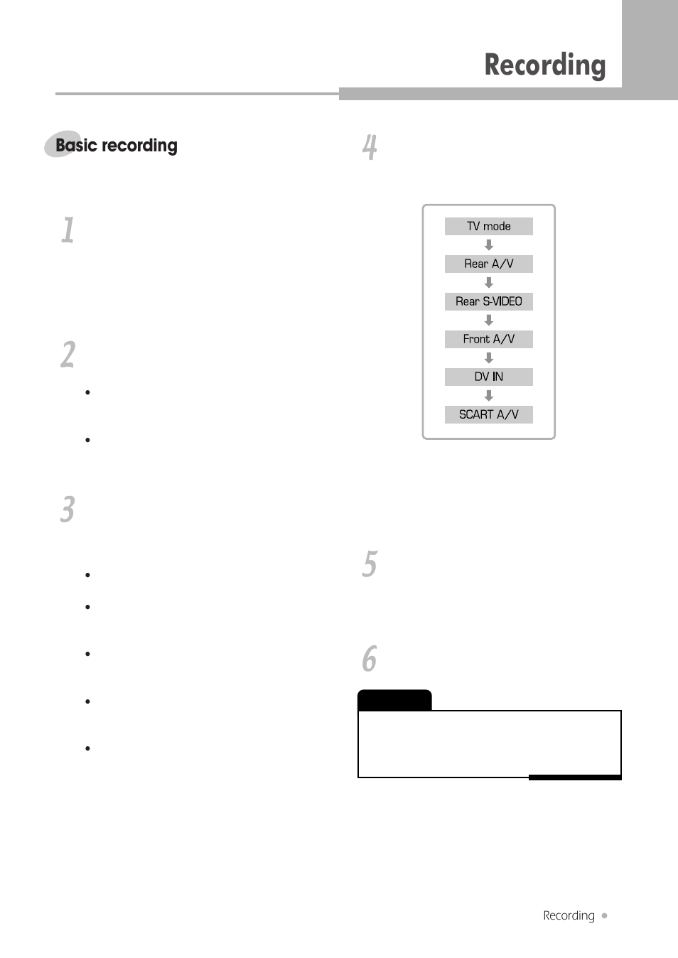 Recording, Basic recording | Kodak DRHD-120 User Manual | Page 25 / 43