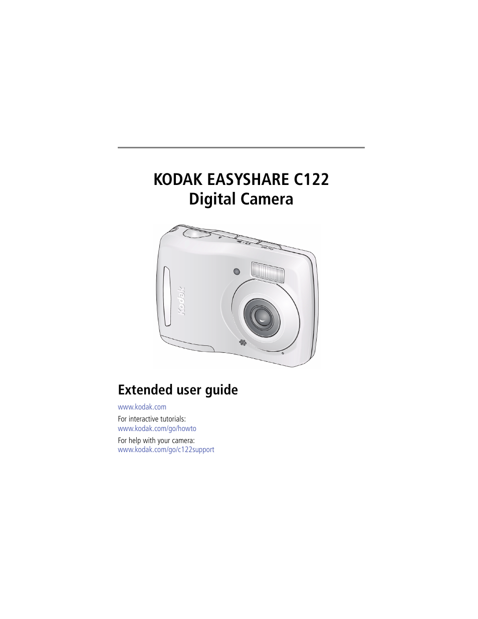 Kodak EasyShare C122 User Manual | 58 pages