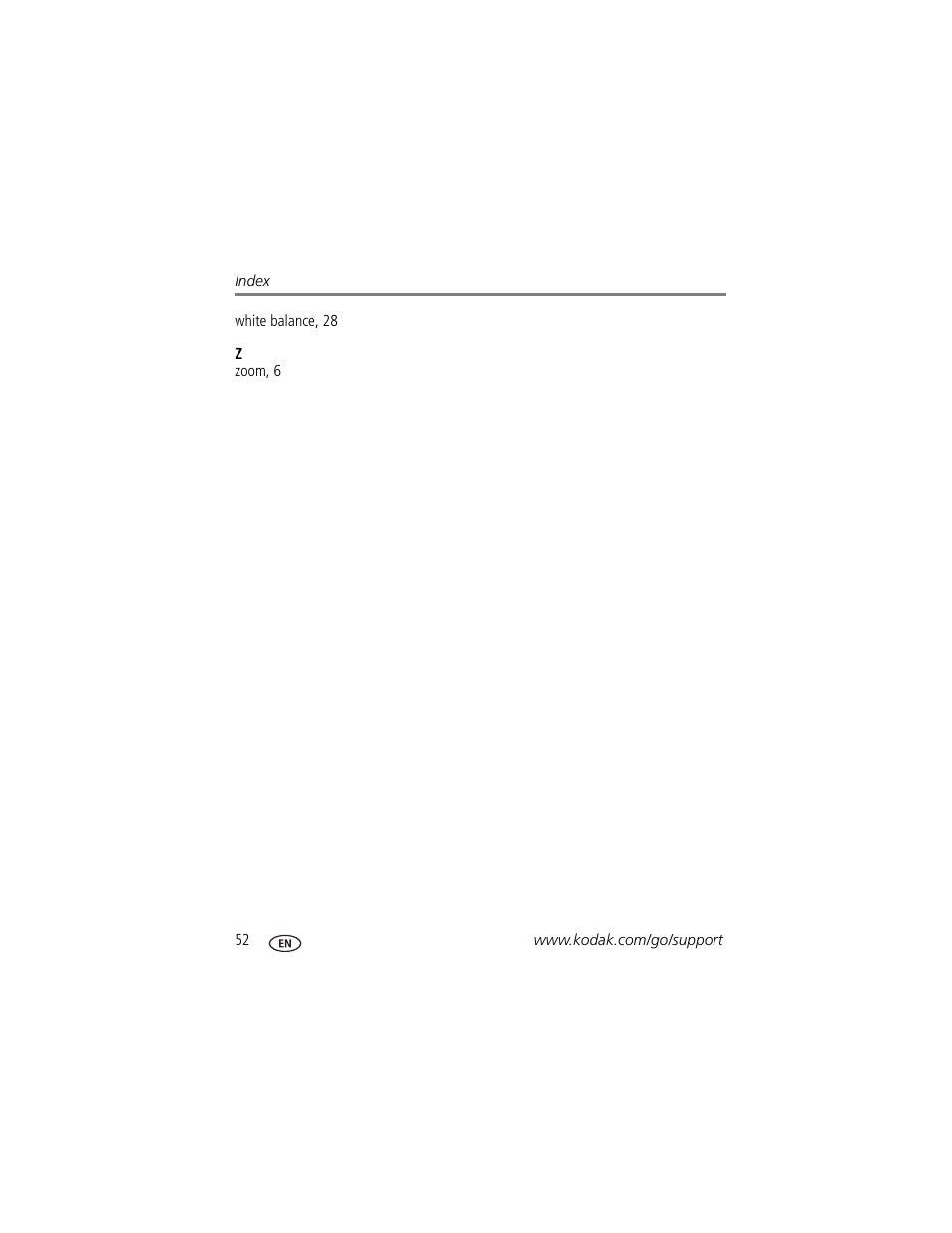 Kodak EasyShare C122 User Manual | Page 58 / 58