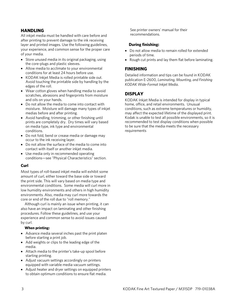 Kodak M315DP User Manual | Page 3 / 6