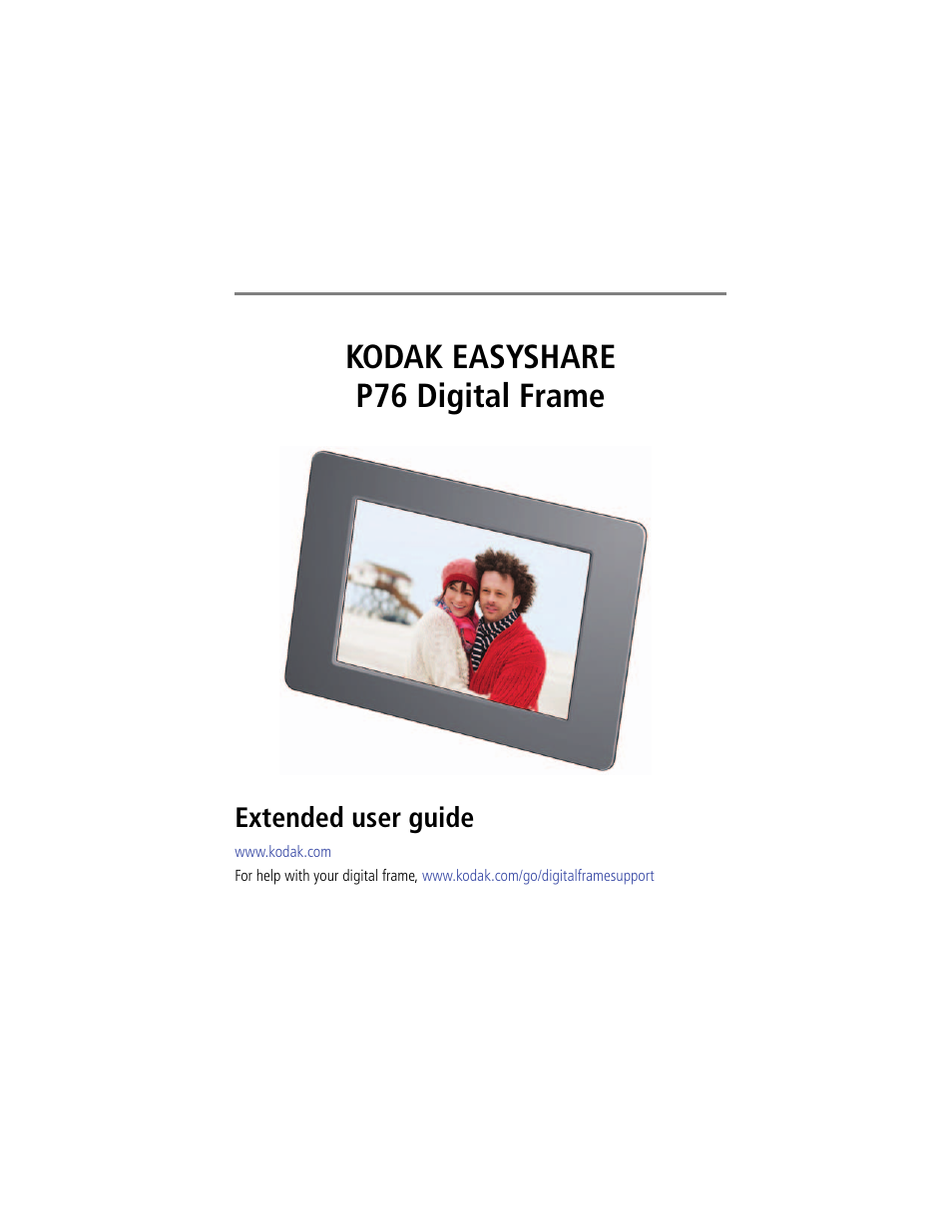 Kodak EasyShare P76 User Manual | 47 pages