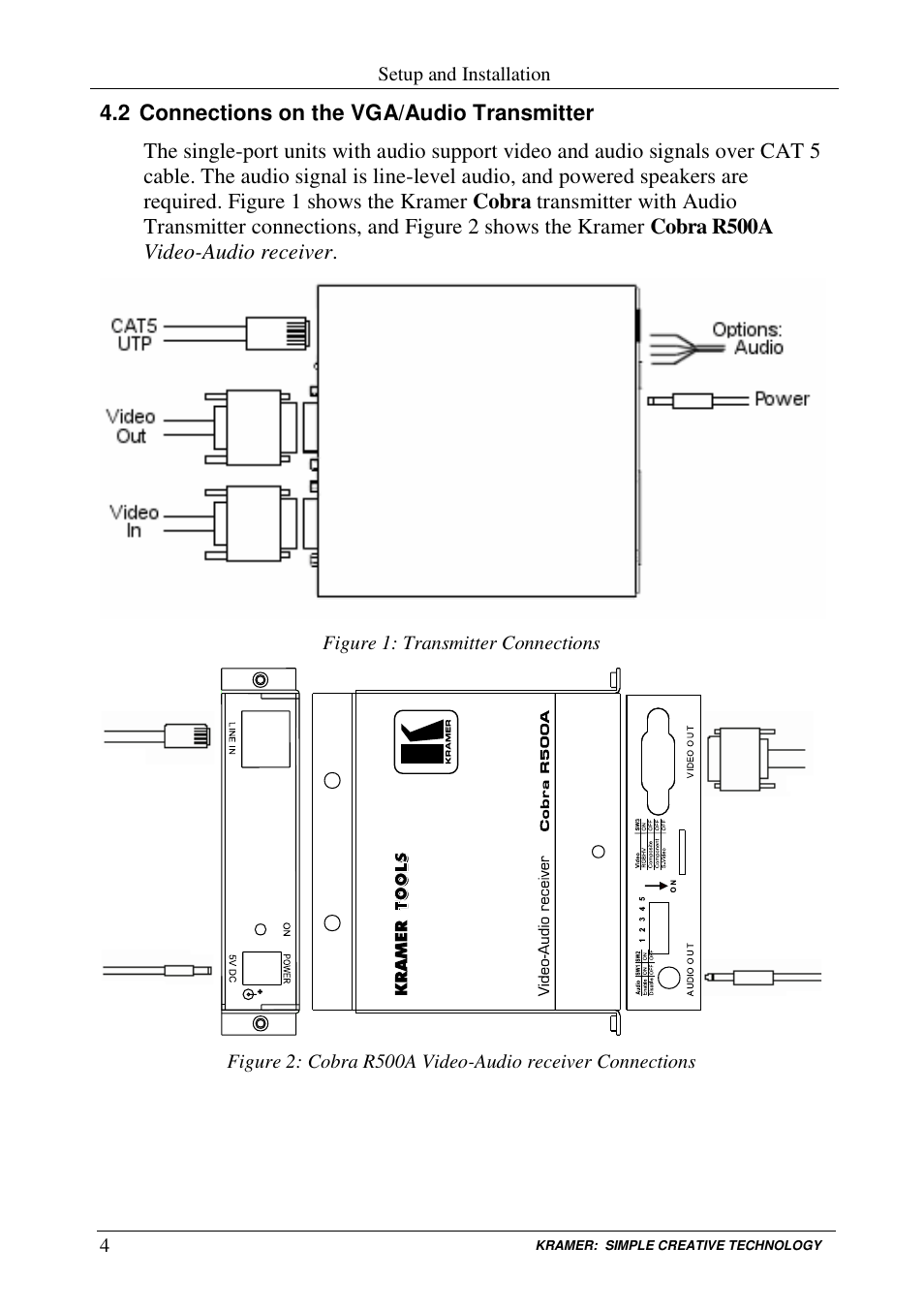 Kramer Electronics COBRA R500A User Manual | Page 6 / 14