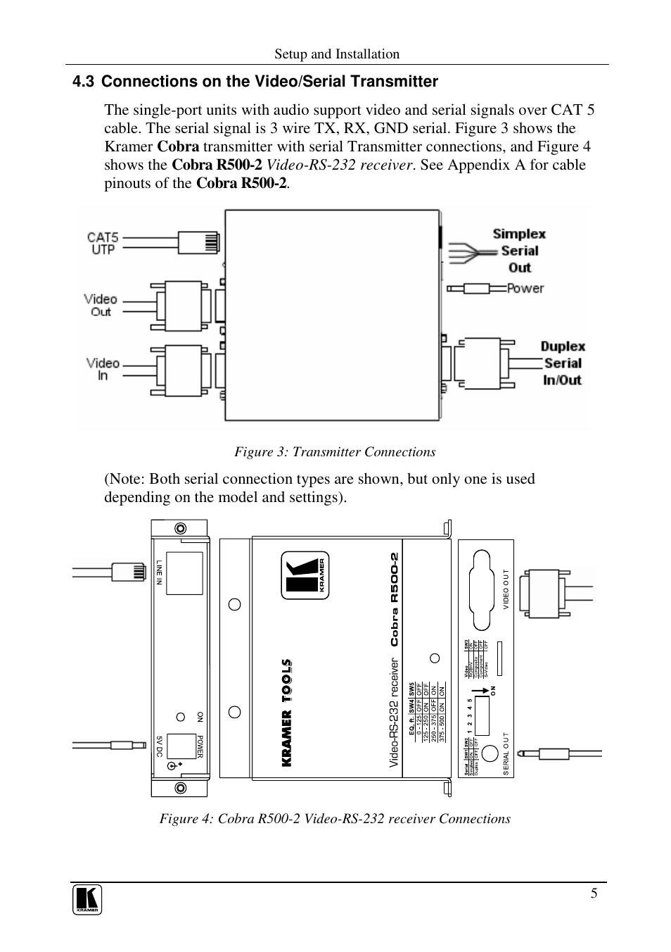 Kramer Electronics COBRA R500A User Manual | Page 7 / 14