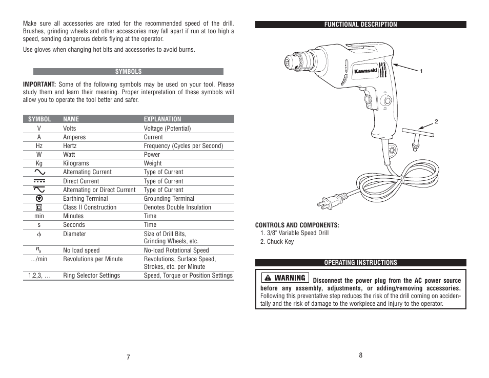 Kawasaki 840013 User Manual | Page 5 / 9