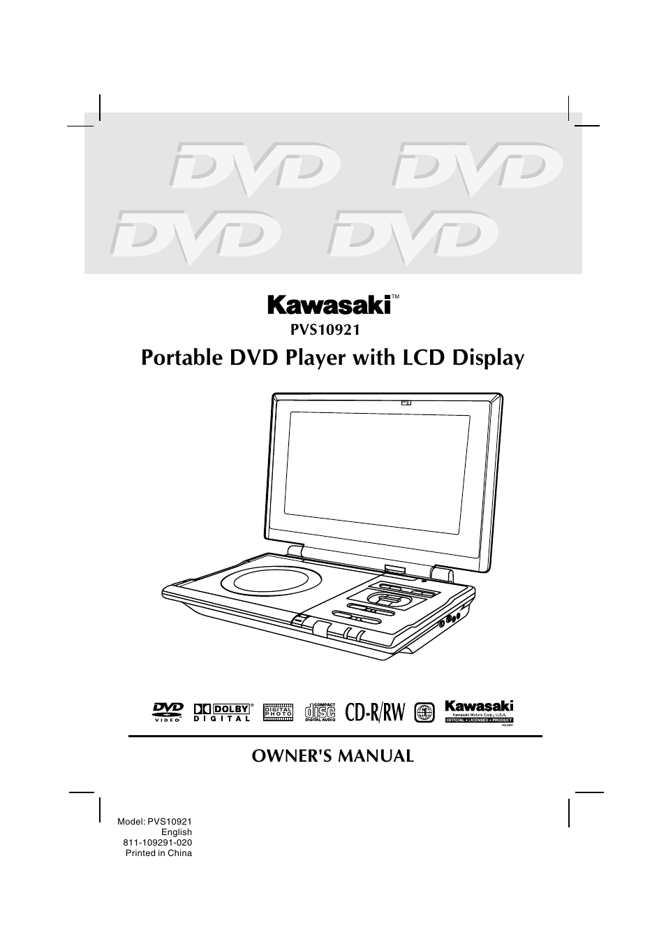 Kawasaki PVS10921 Q User Manual | 25 pages