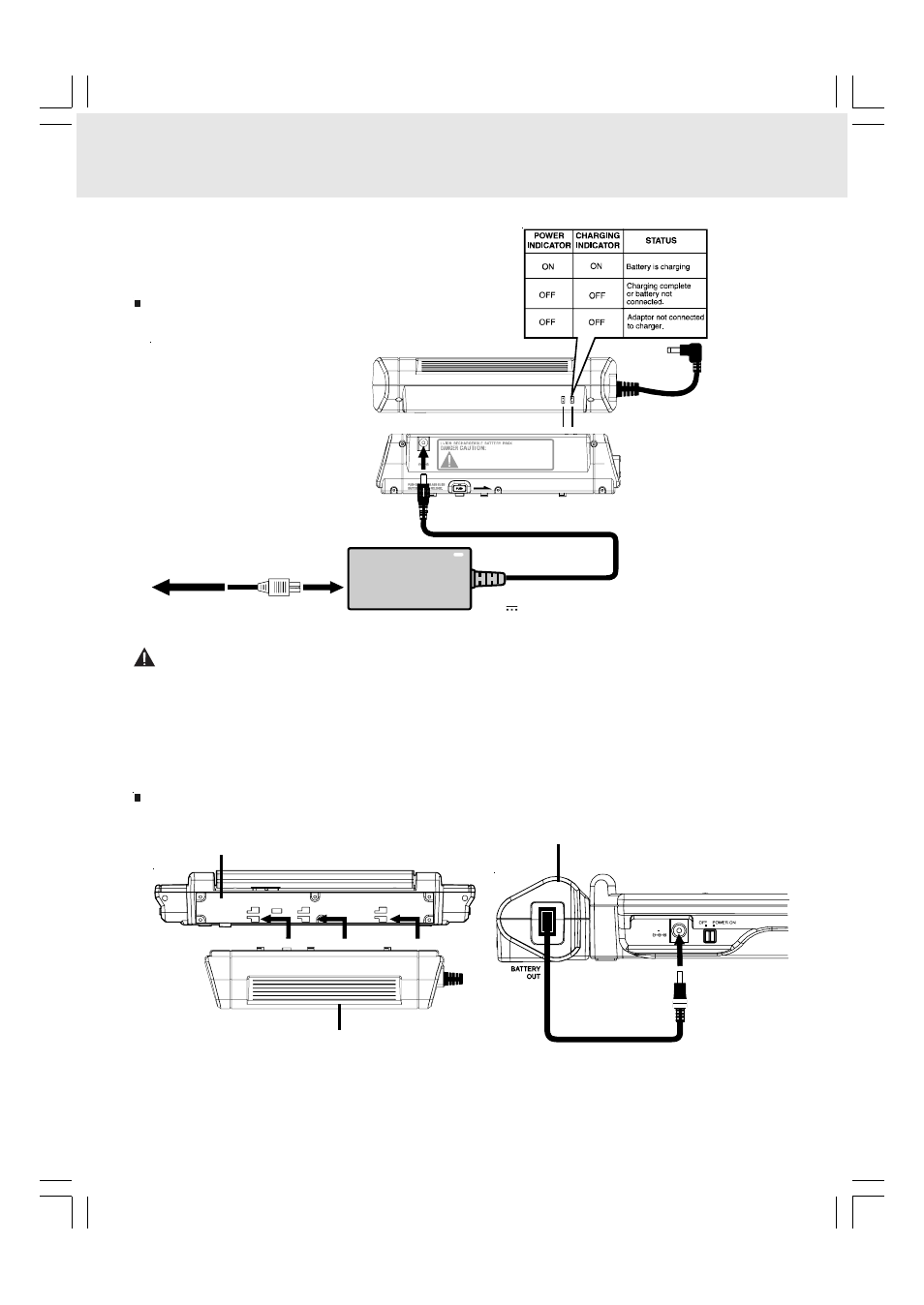Power supply, C. using the rechargeable battery pack | Kawasaki PVS10921 Q User Manual | Page 10 / 25