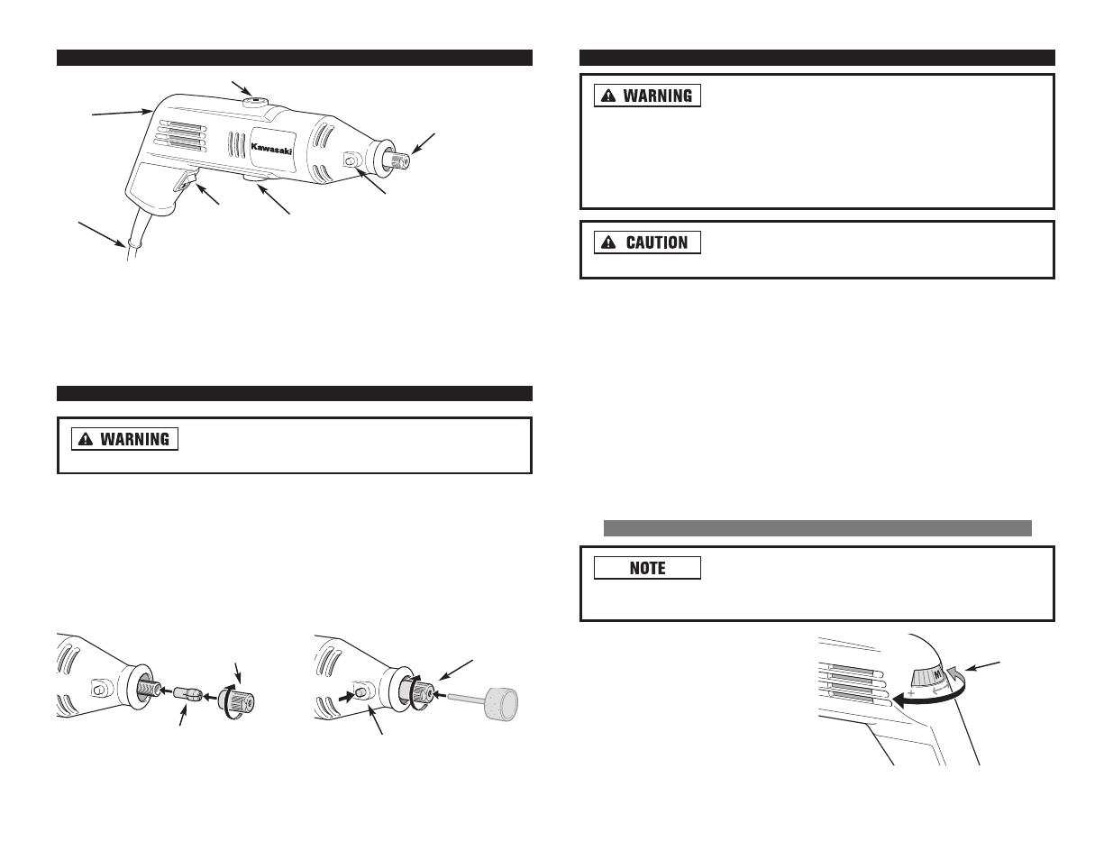 Kawasaki Rotary Tool User Manual | Page 6 / 13