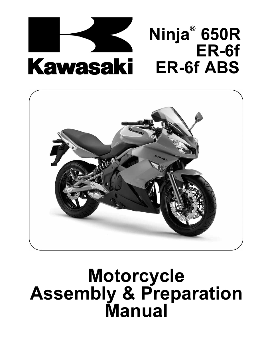 Kawasaki NINJA 650R User Manual | 32 pages