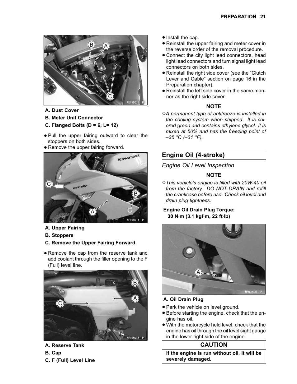 Kawasaki NINJA 650R User Manual | Page 23 / 32