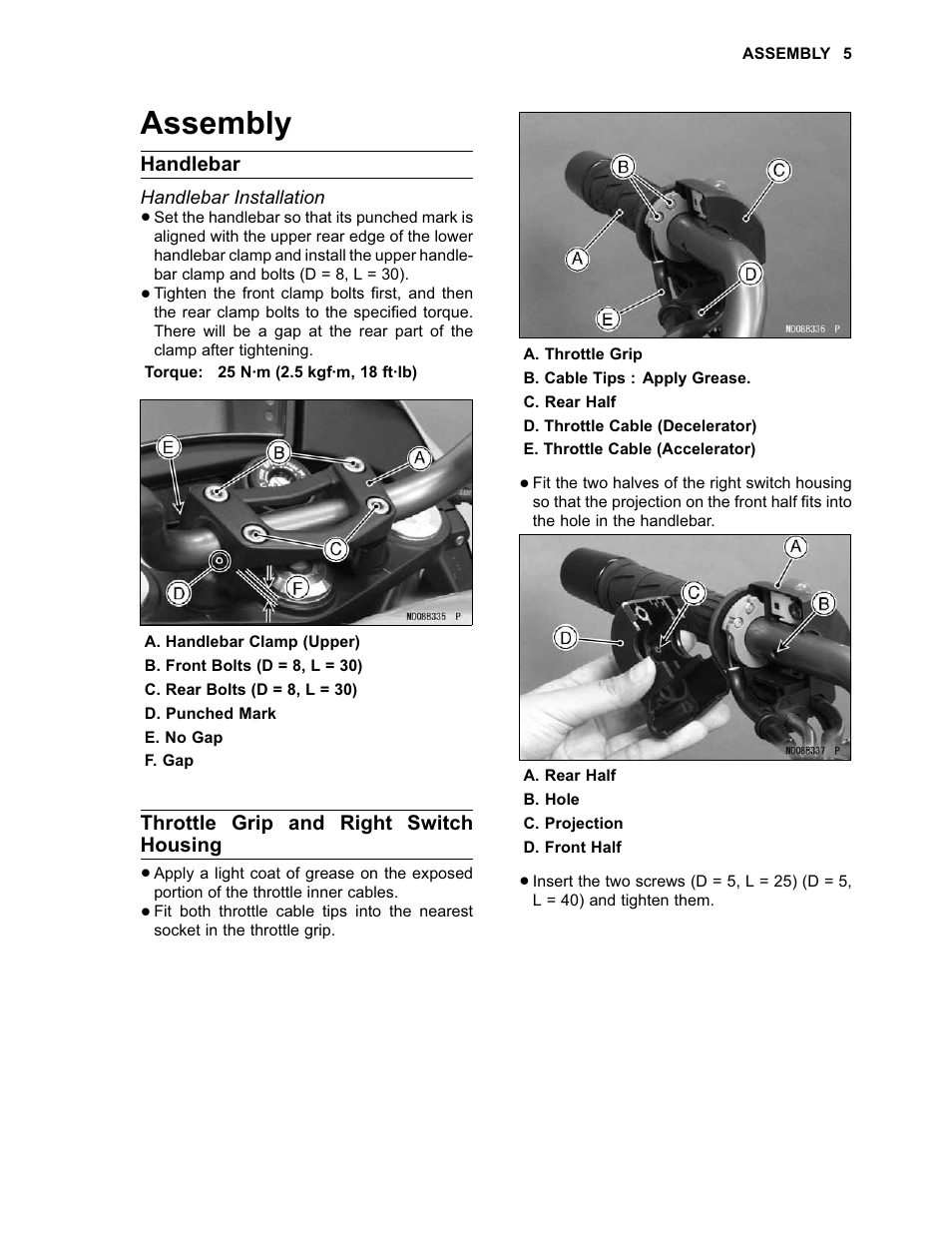 Assembly | Kawasaki NINJA 650R User Manual | Page 7 / 32