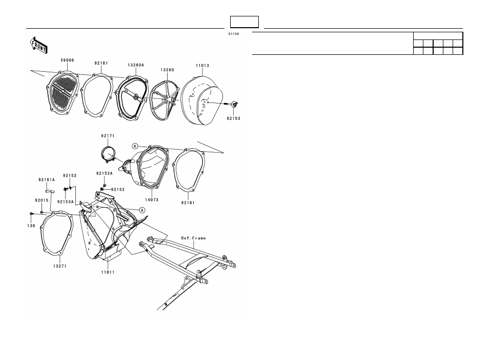 Air cleaner | Kawasaki MICRO-K KX450 D8F User Manual | Page 22 / 85