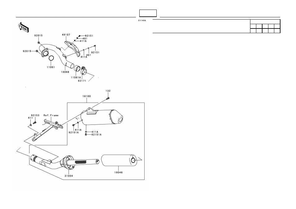 Muffler(s)(eu) | Kawasaki MICRO-K KX450 D8F User Manual | Page 24 / 85