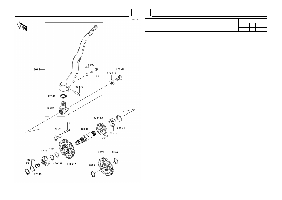 B-12, Kickstarter mechanism | Kawasaki MICRO-K KX450 D8F User Manual | Page 28 / 85