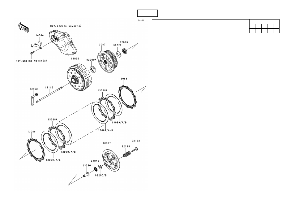 B-13, Clutch | Kawasaki MICRO-K KX450 D8F User Manual | Page 29 / 85