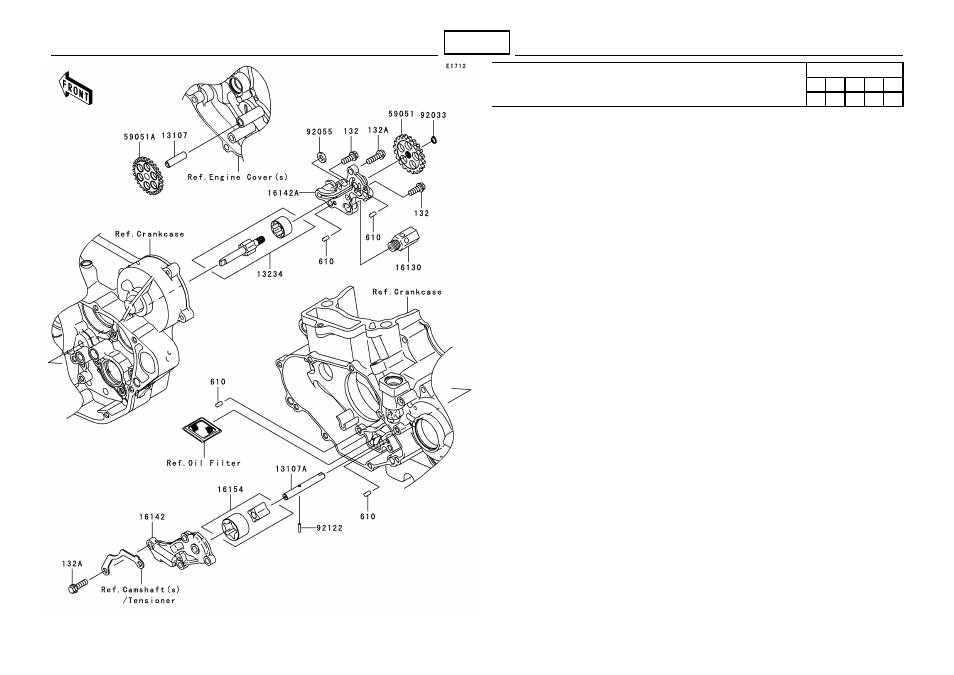 C-10, Oil pump | Kawasaki MICRO-K KX450 D8F User Manual | Page 38 / 85