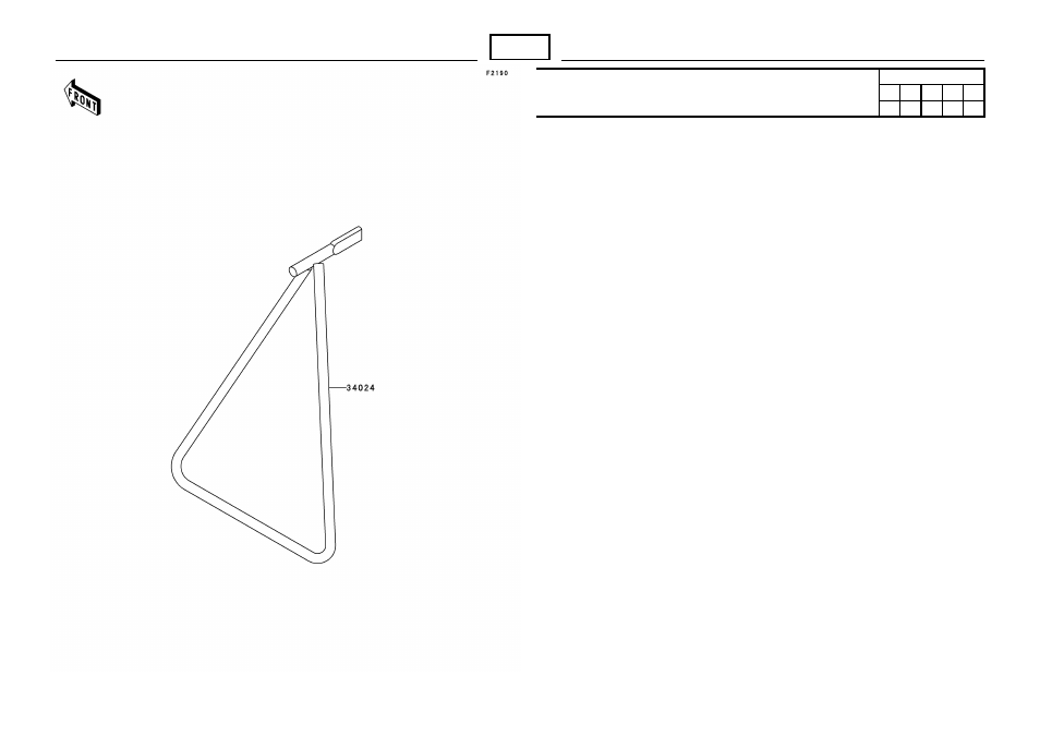 Stand(s) | Kawasaki MICRO-K KX450 D8F User Manual | Page 52 / 85
