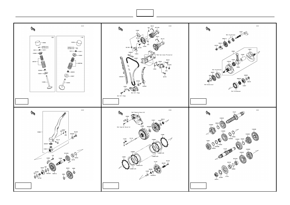 B-10, B-11, B-12 | B-13, B-14 | Kawasaki MICRO-K KX450 D8F User Manual | Page 8 / 85