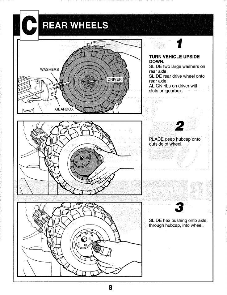 Wheels | Kawasaki NINJA AO4590 User Manual | Page 8 / 20