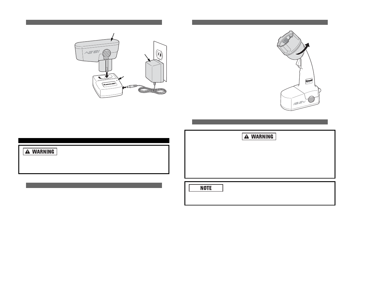 Kawasaki 19.2V BATTERY-OPERATED CIRCULAR SAW User Manual | Page 32 / 52