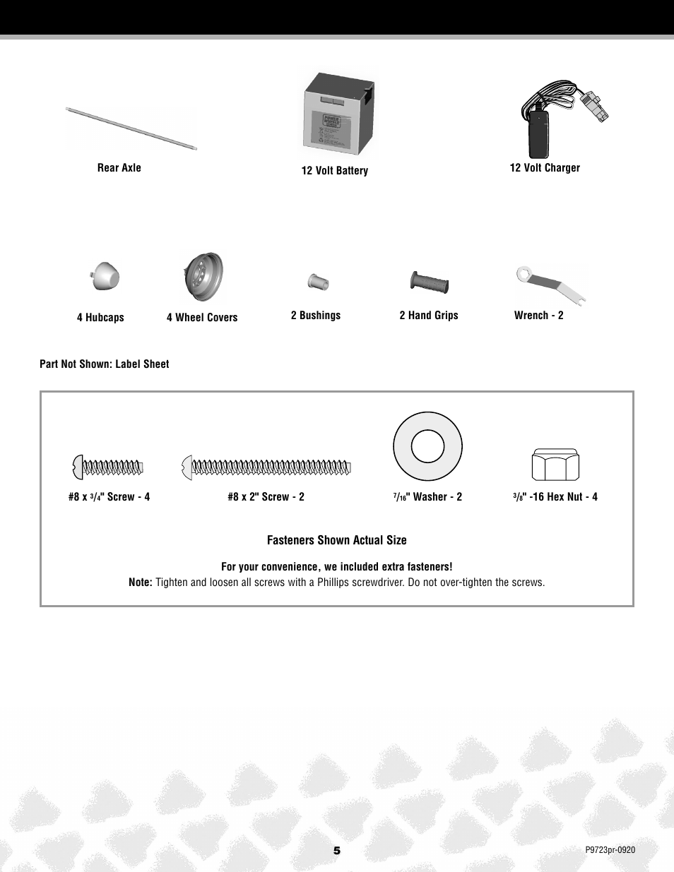 Kawasaki P9723 User Manual | Page 5 / 25