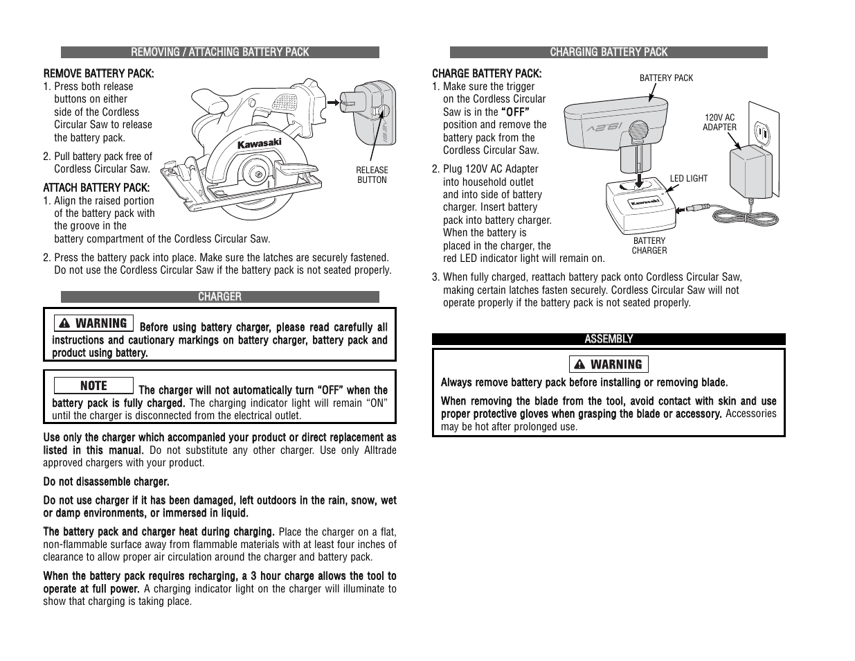 Kawasaki 840055 User Manual | Page 40 / 45