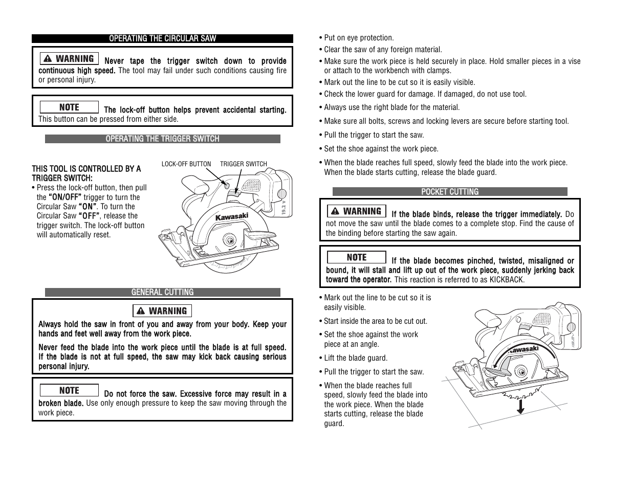 Kawasaki 840055 User Manual | Page 42 / 45