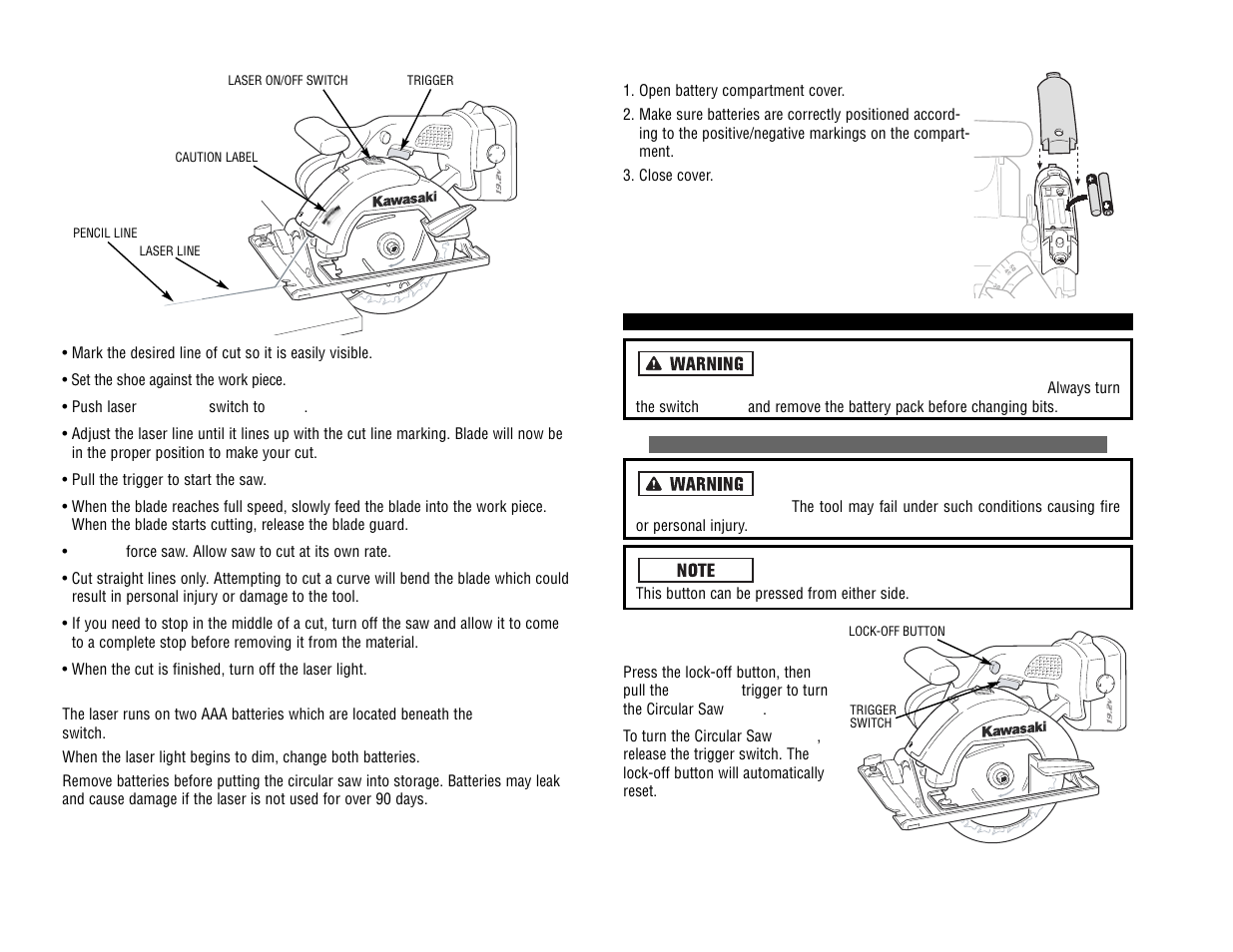 Kawasaki 840074-1HR User Manual | Page 12 / 16