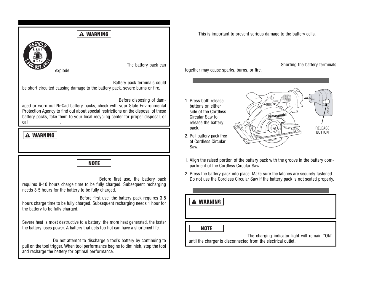Kawasaki 840074-1HR User Manual | Page 8 / 16