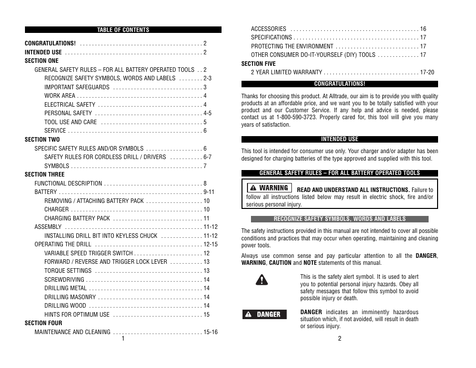 Kawasaki 840107 User Manual | Page 2 / 11