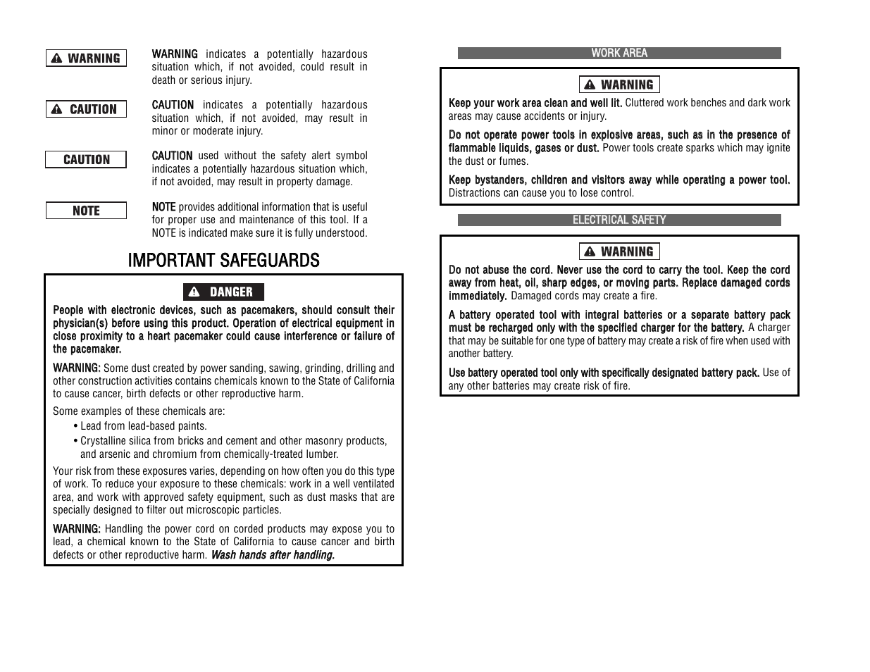 Kawasaki 19.2V BATTERY-OPERATED WORKLIGHT 840646 User Manual | Page 12 / 34
