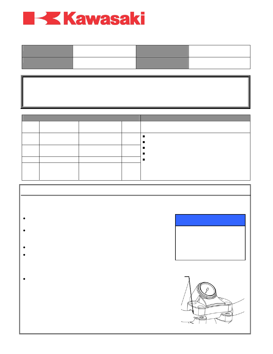 Kawasaki K53020-381 User Manual | 2 pages