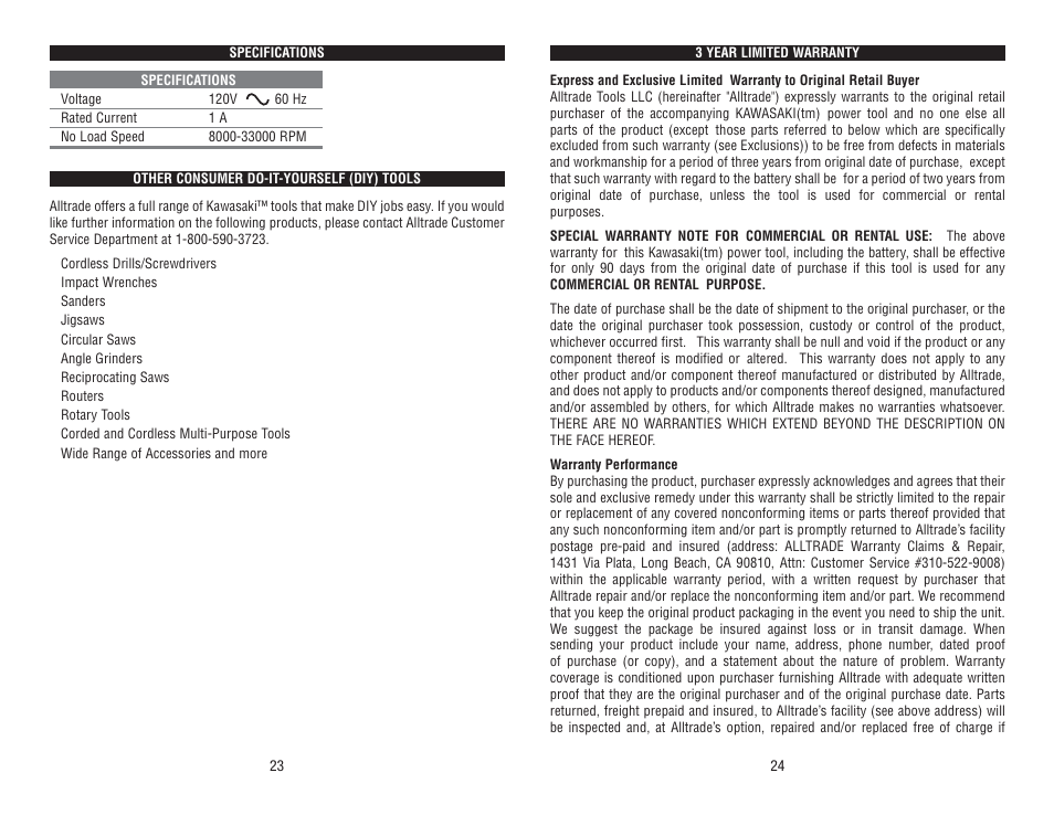 Kawasaki 840168 User Manual | Page 13 / 15