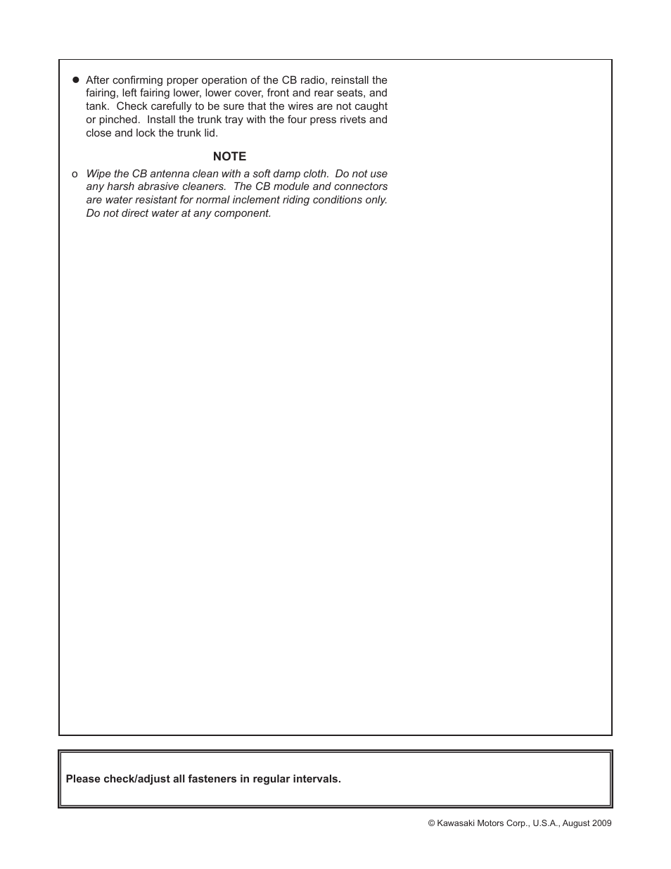 Kawasaki VULCAN 1700 VOYAGER User Manual | Page 5 / 6