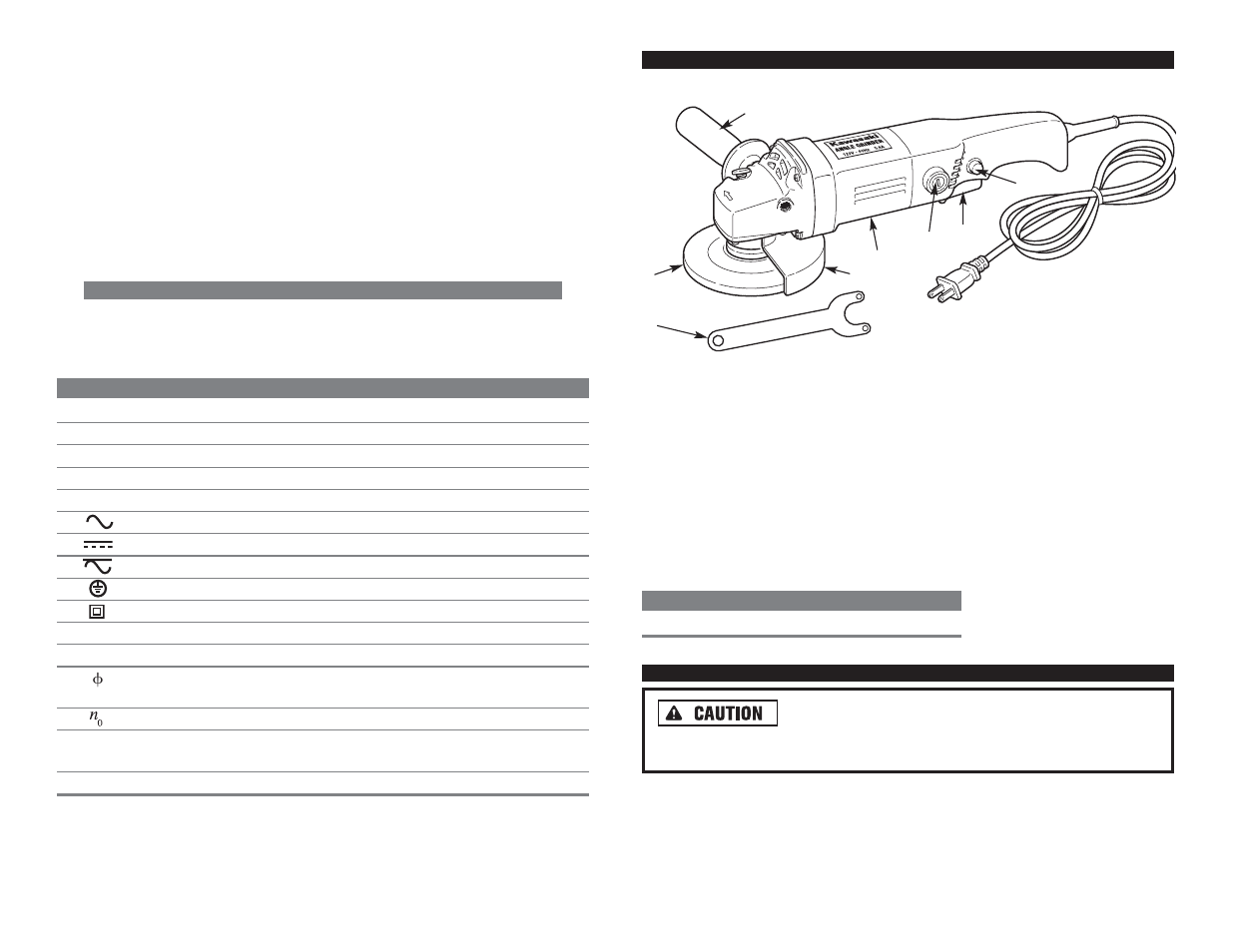 Kawasaki 4 1/2" ANGLE GRINDER 840557 User Manual | Page 5 / 10