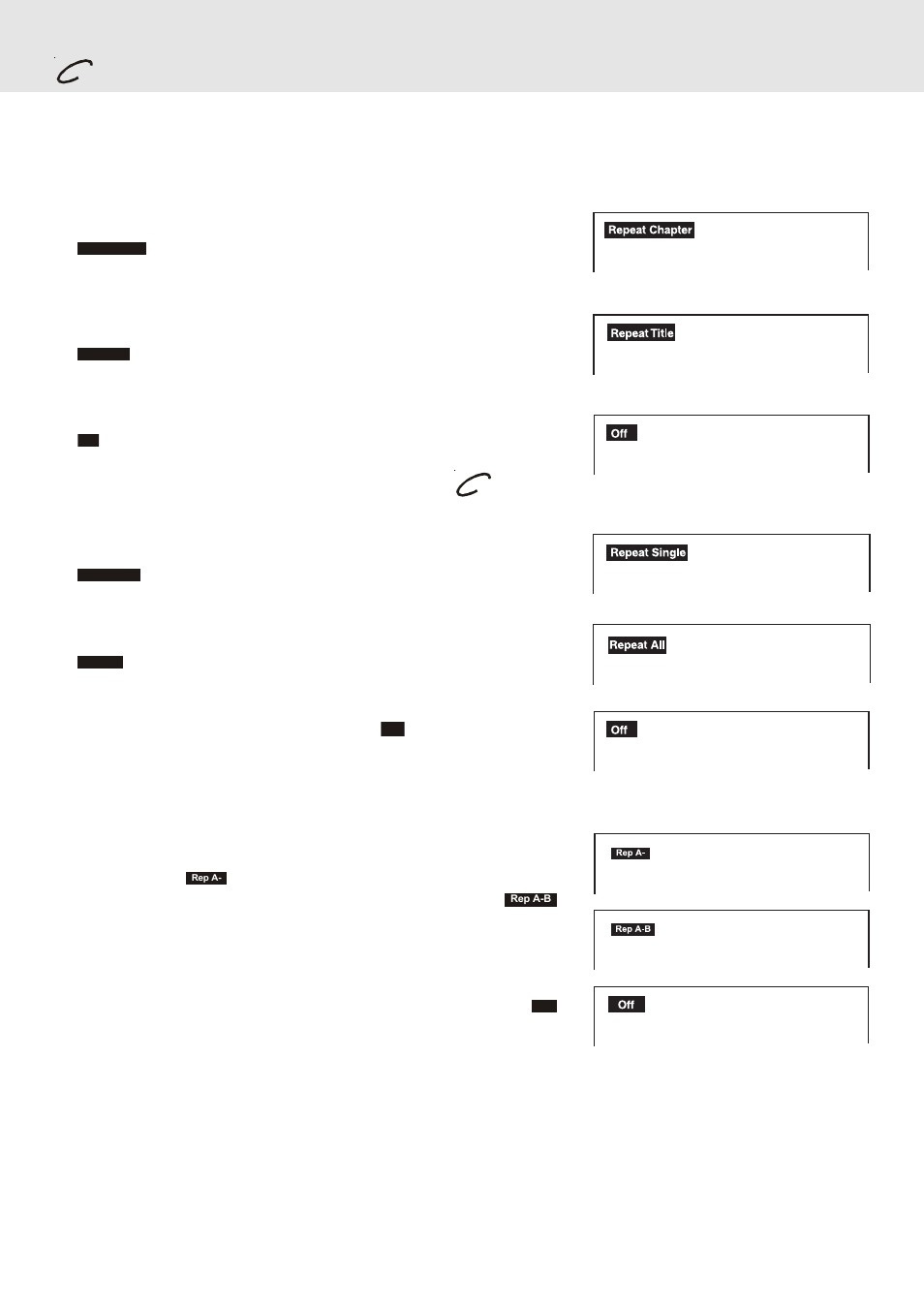 Repeat playback | Kawasaki PVS2970S User Manual | Page 21 / 27