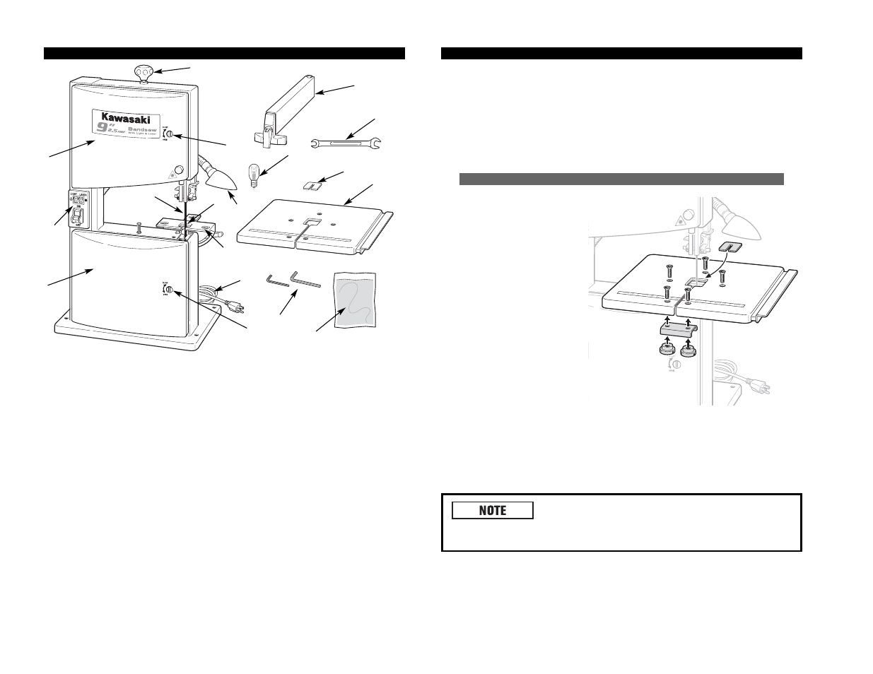 Kawasaki Band Saw User Manual | Page 7 / 16