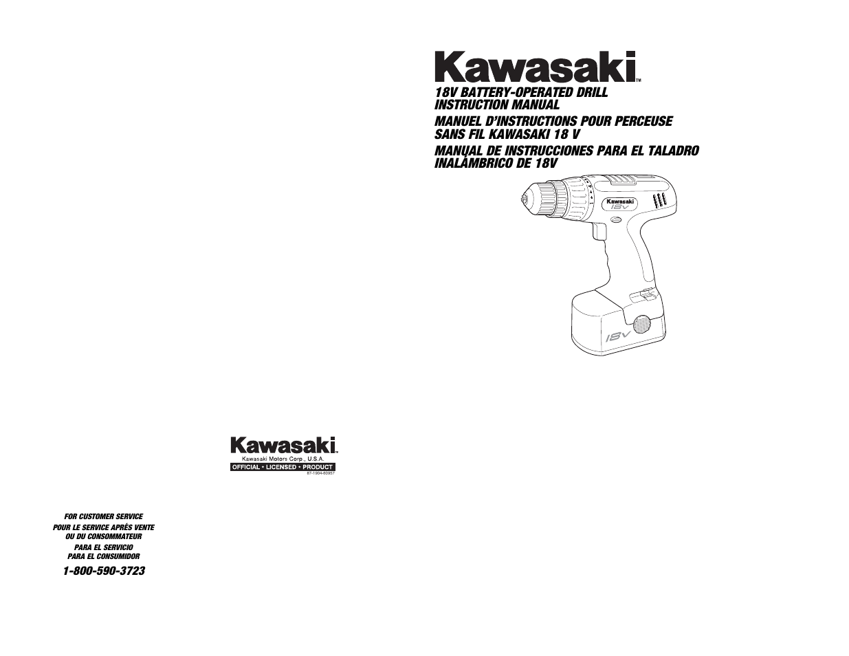 Kawasaki 840108 User Manual | 38 pages