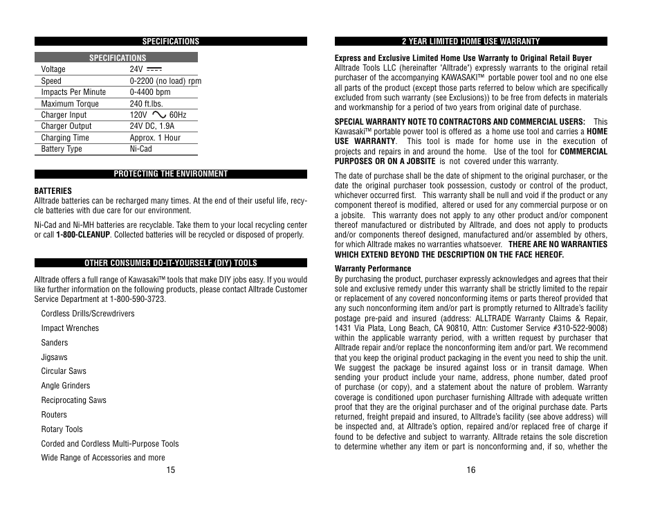 Kawasaki 840194 User Manual | Page 9 / 11