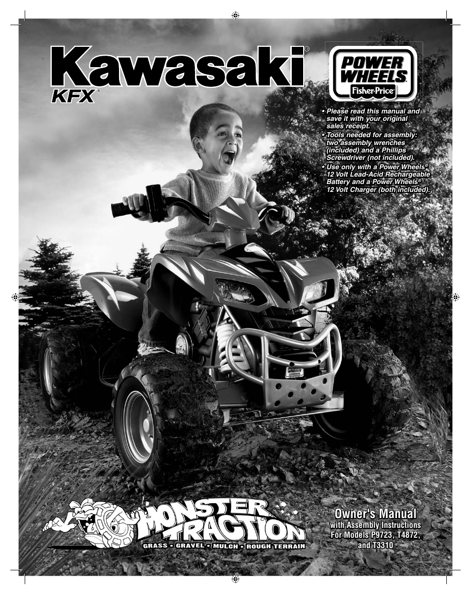 Kawasaki KFX T4872 User Manual | 25 pages