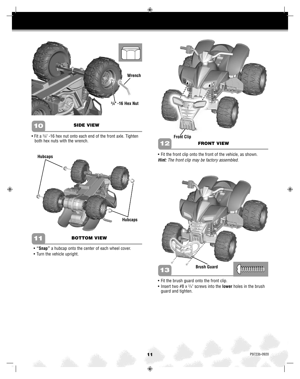 Kawasaki KFX T4872 User Manual | Page 11 / 25
