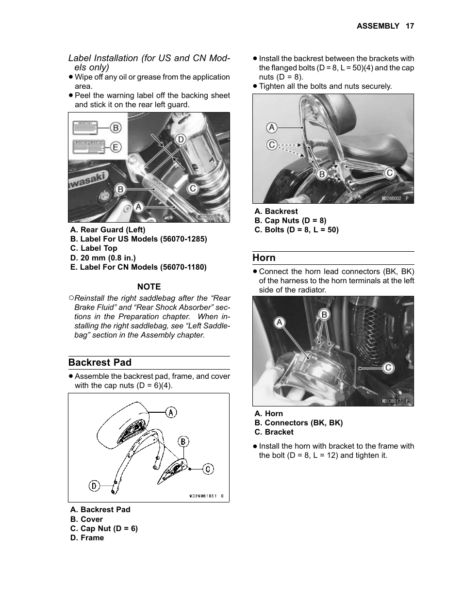 Kawasaki 1600 User Manual | Page 19 / 46