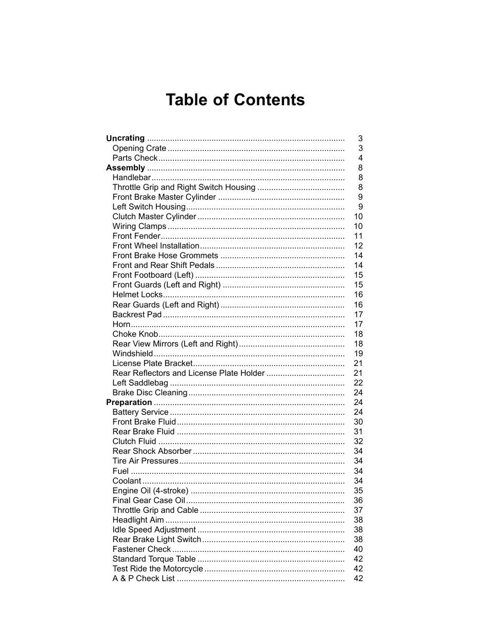 Kawasaki 1600 User Manual | Page 3 / 46