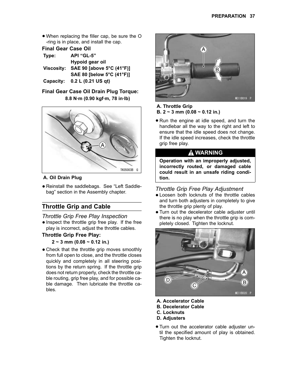 Kawasaki 1600 User Manual | Page 39 / 46