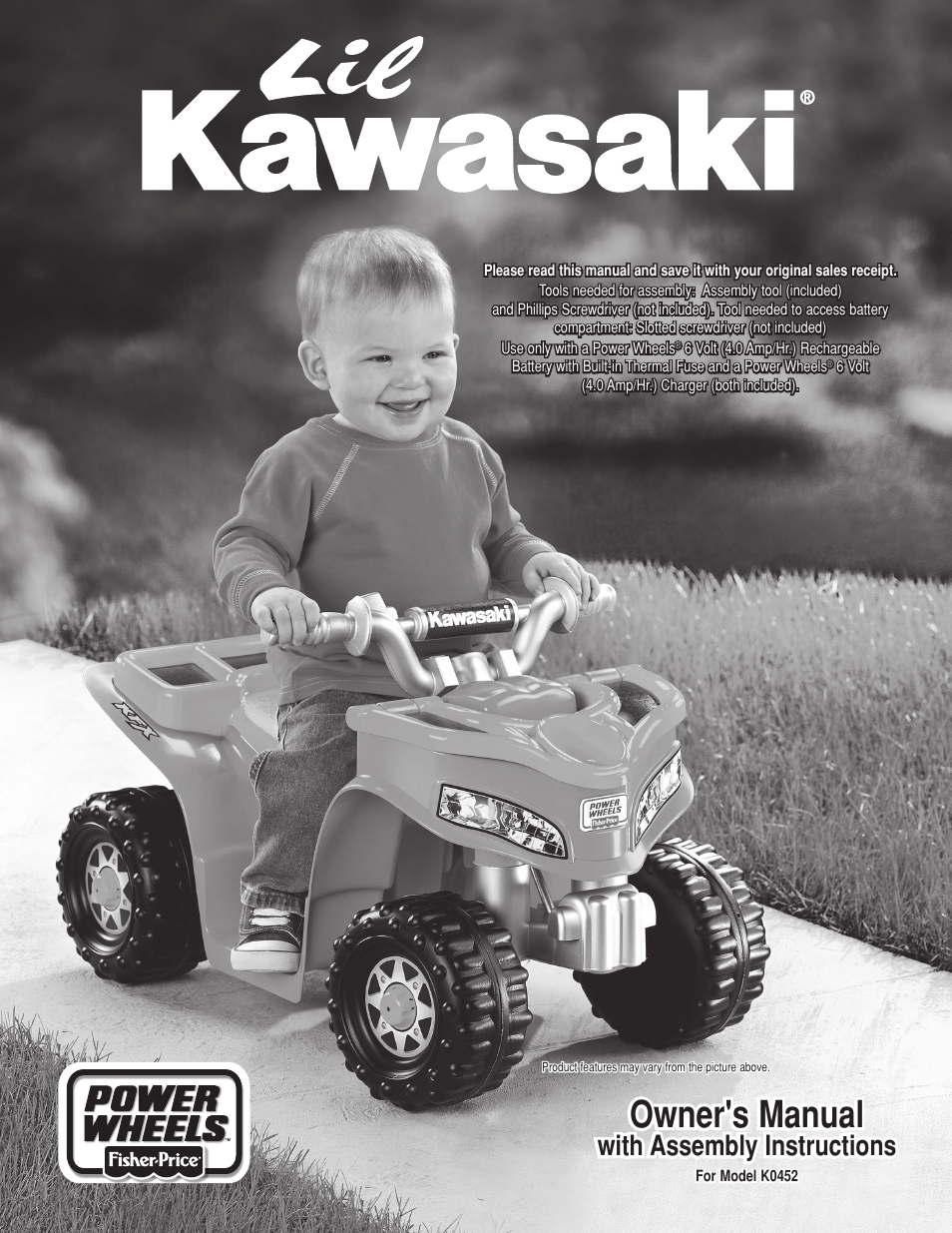 Kawasaki K0452 User Manual | 20 pages