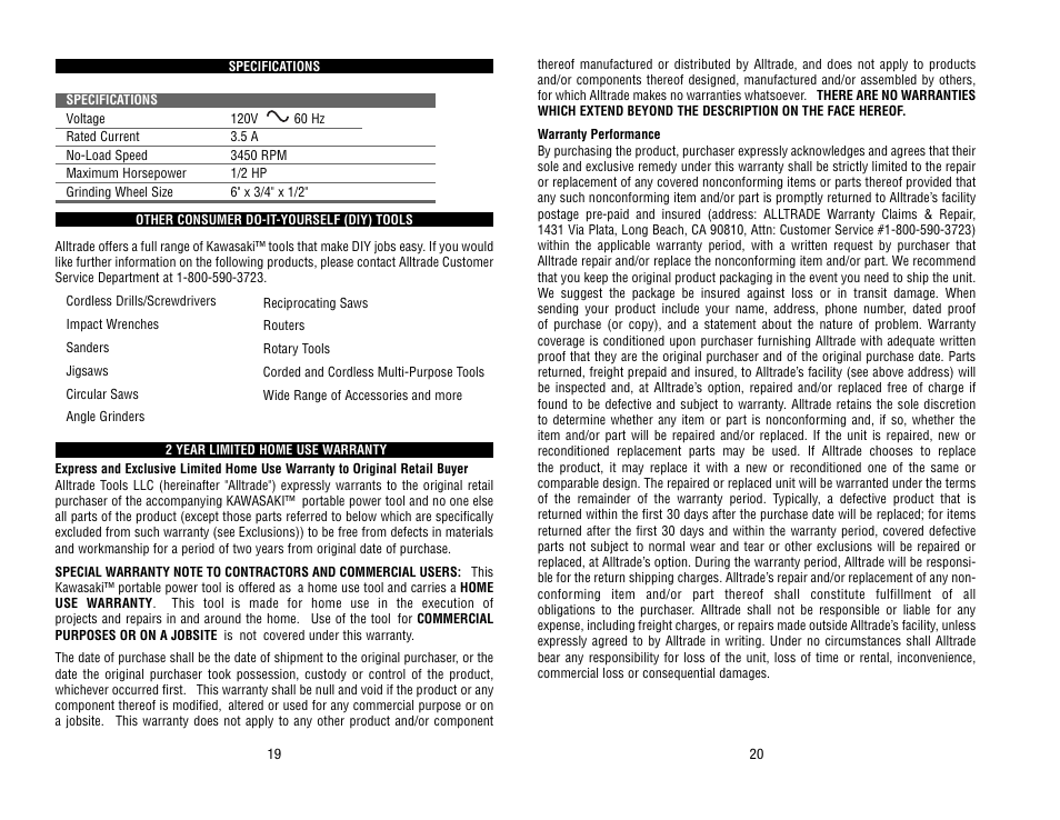 Kawasaki 840109 User Manual | Page 11 / 12